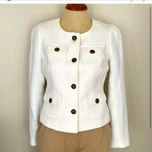 Banana Republic White Blazer